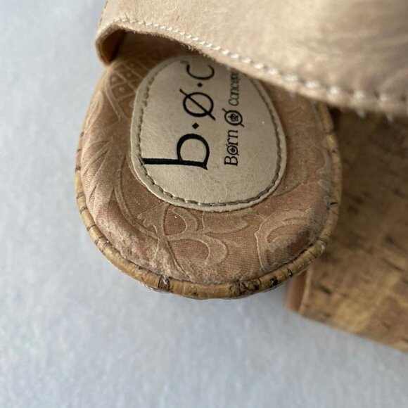 Born Concept Size 9M/W Cork Wedge Open Toe Sandals - Picture 6 of 16